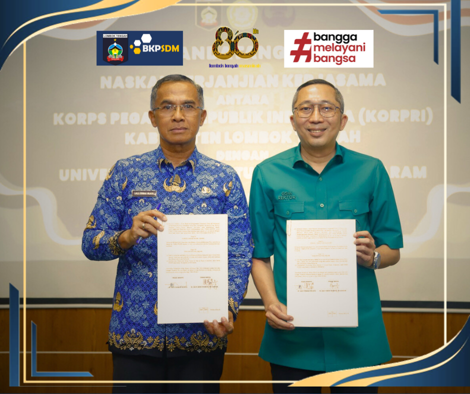 Korpri Lombok Tengah Kerja sama dengan Universitas Nahdlatul Wathan